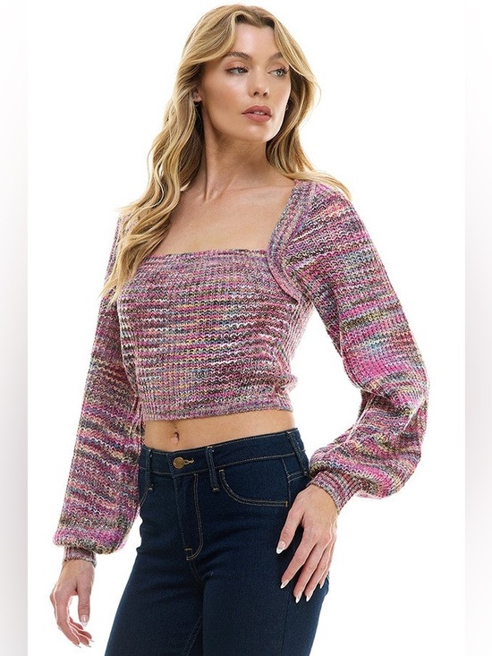 Acoa Sweaters - ACOA Theodora Sweater Top Multicolor Knit Women's Sweater Size Large NEW